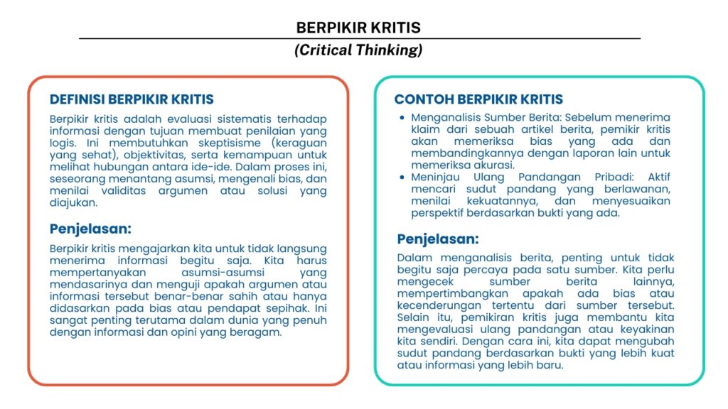 Berpikir Kritis - Critical Thinking