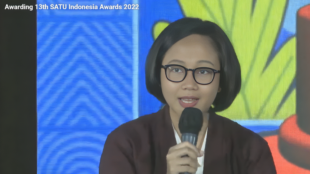Awarding 13th SATU Indonesia Awards 2022 di Catur Dharma Hall, Menara Astra, Jakarta pada Jumat, 29 Oktober 2022